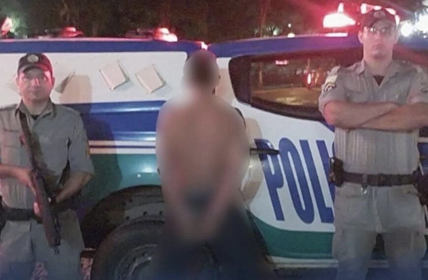 Homem é preso após tentar matar avó, de 82 anos, em Pirenópolis 