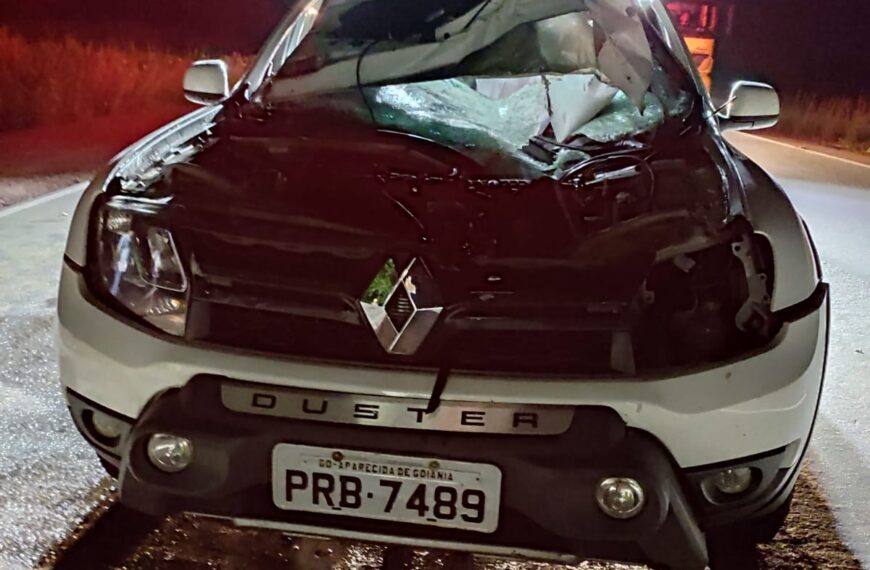 Roda se solta de caminhão, atinge carro e mata motorista na BR-060