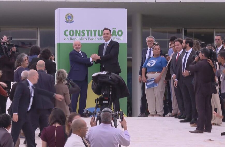 08/01/2023: em evento, presidente Lula diz que vandalismo praticado há 1 ano não tem perdão