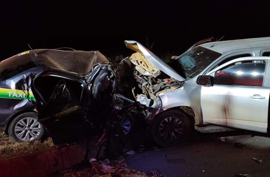 Acidente mata cinco pessoas e deixa mais cinco feridas, na BR-020, em Posse 