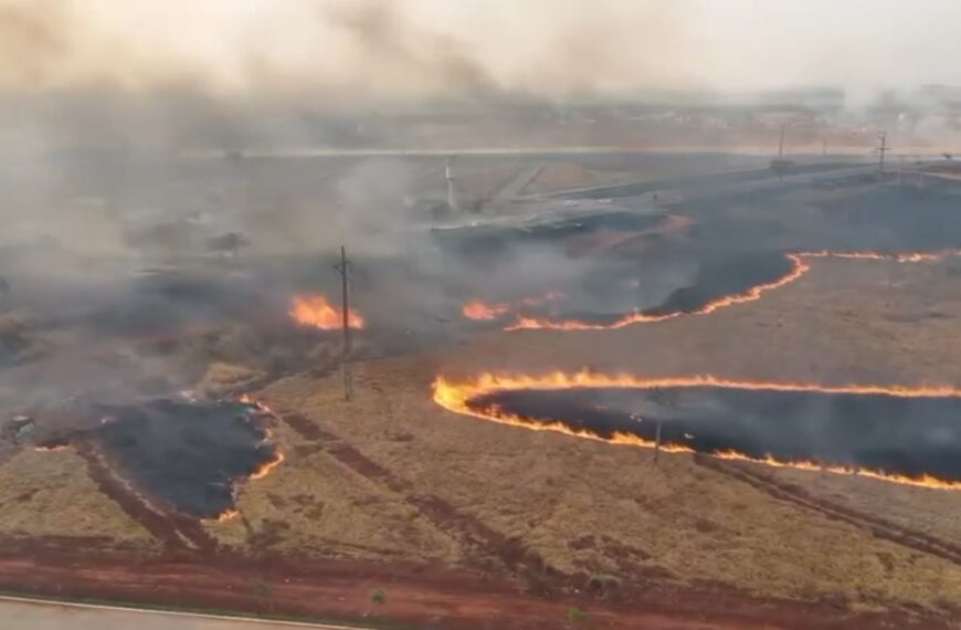 Mais de 400 incêndios foram registrados em Goiás neste fim de semana 