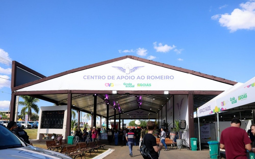 Centro de Apoio ao Romeiro oferece atendimento aos devotos durante caminhada 