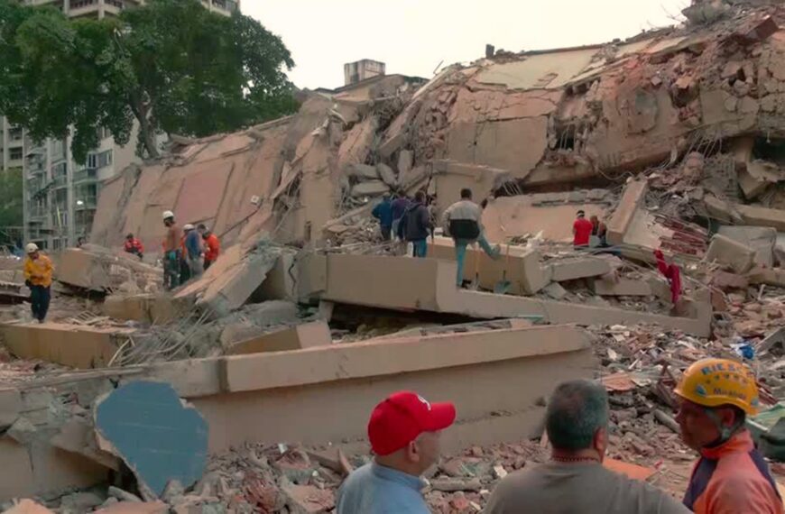 1.450 pessoas morrem em terremoto na Venezuela; mais de 3.600 ficaram feridas