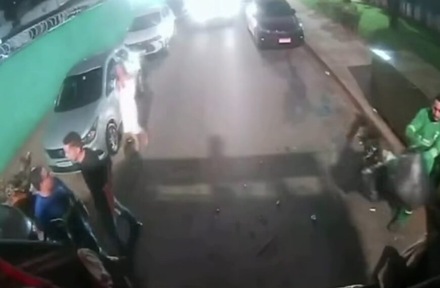 Motorista de caminhão de lixo é agredido durante coleta, em Goiânia 